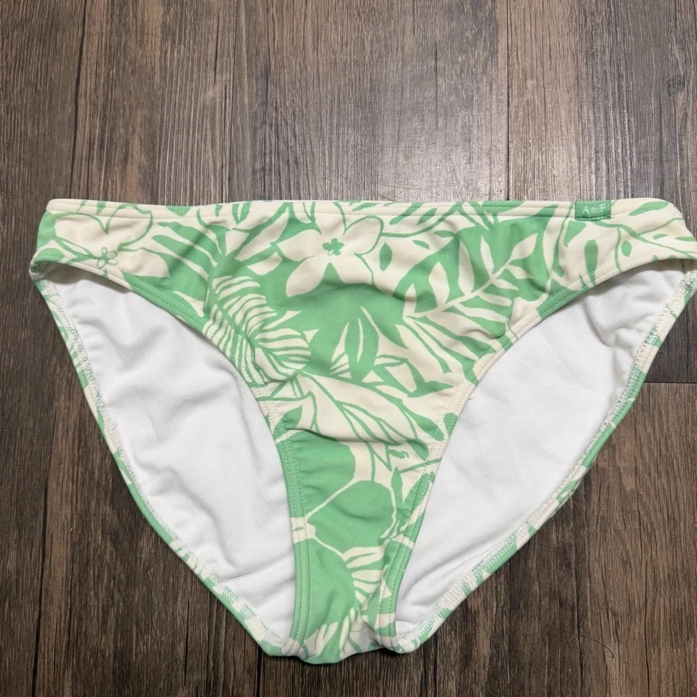 Abercrombie Kids Green Tropical Floral Bikini Bottom Hipster Beach Swimsuit 15